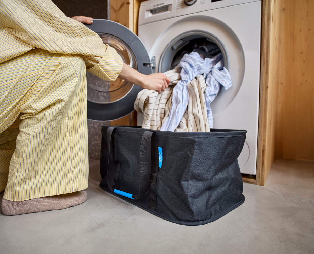 Joseph Joseph Hold-All™ Black Collapsible 35L Laundry Basket