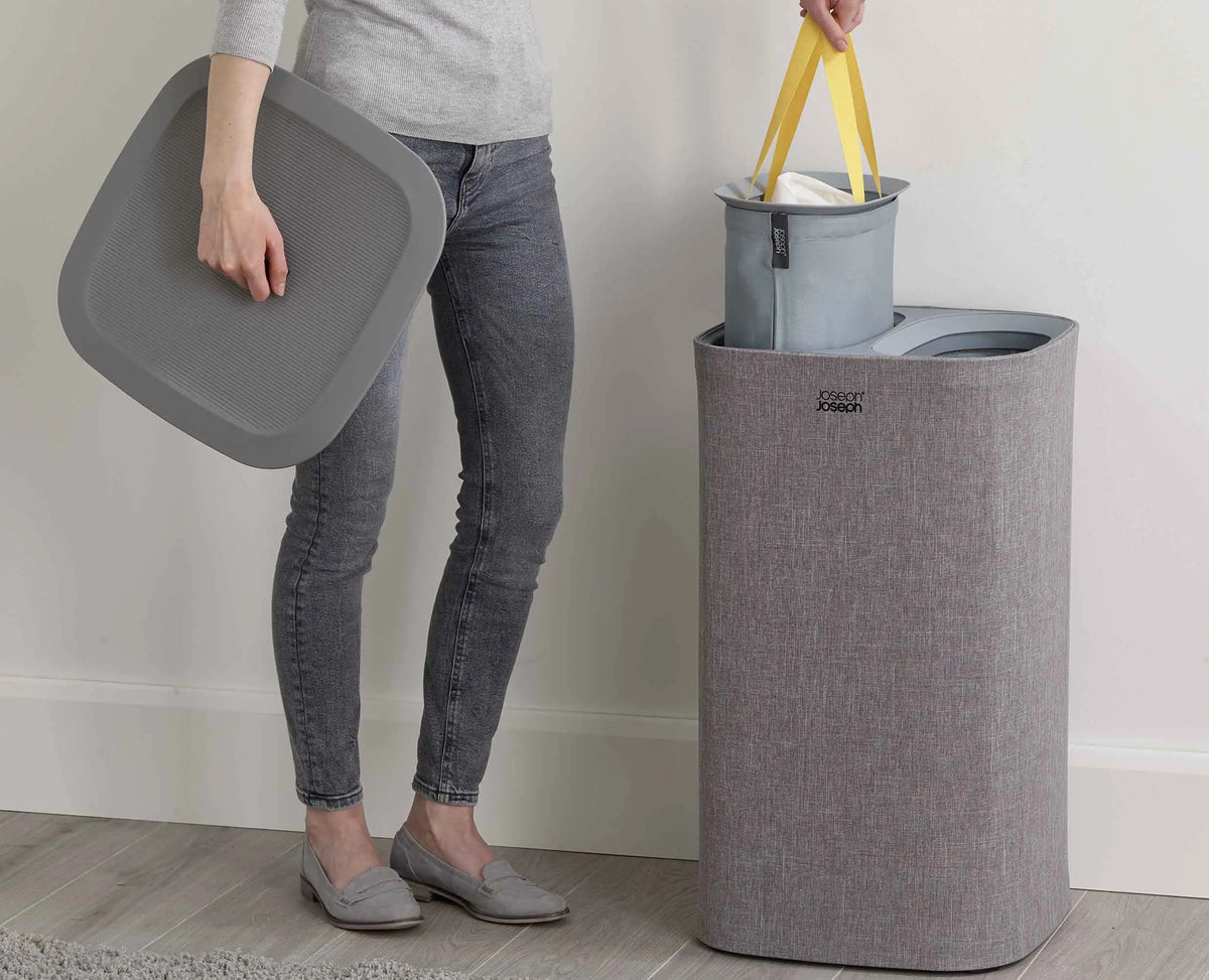 Joseph Joseph Tota 60L Grey Laundry Separation Basket