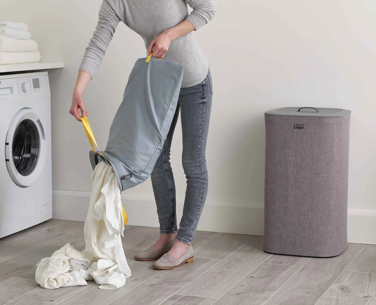 Joseph Joseph Tota 60L Gray Laundry Separation Basket