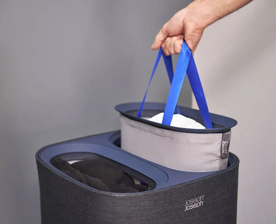 Joseph Joseph Tota 60L Black Laundry Separation Basket