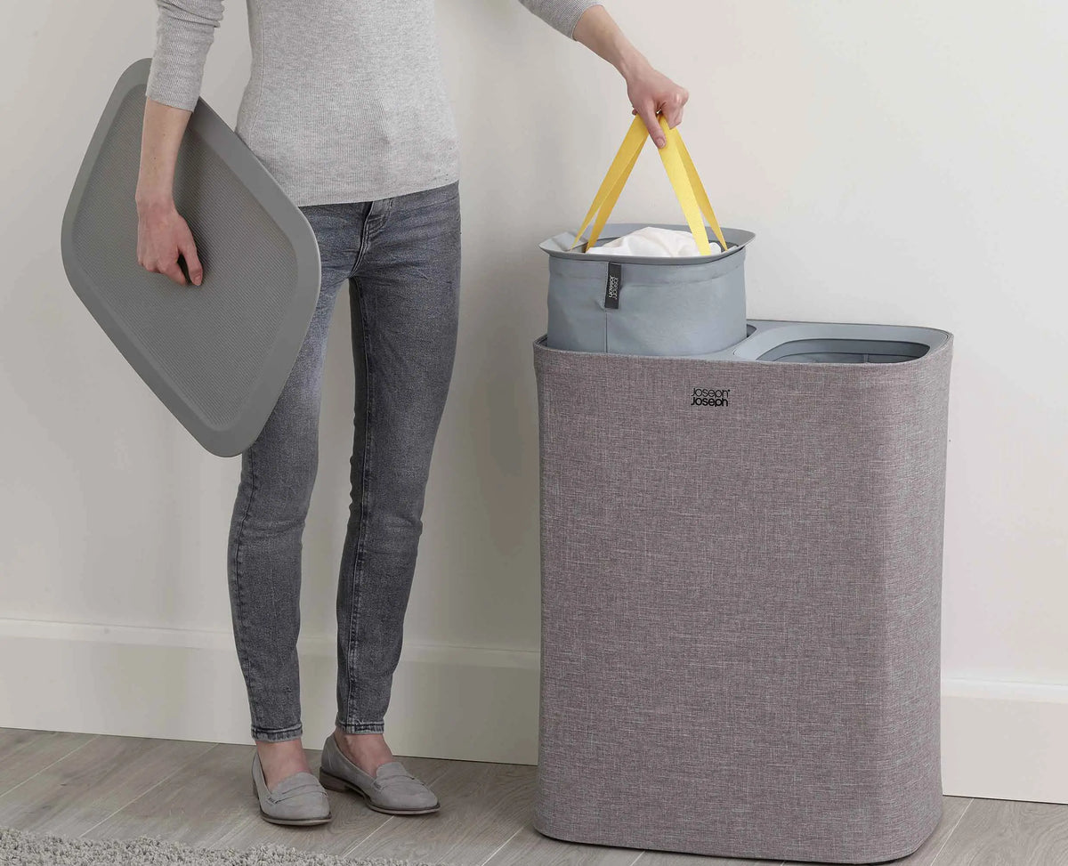 Joseph Joseph Tota 90L Gray Laundry Separation Basket