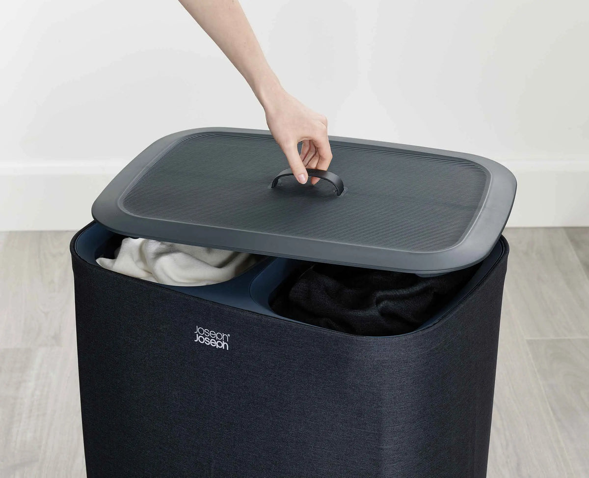 Joseph Joseph Tota 90L Black Laundry Separation Basket
