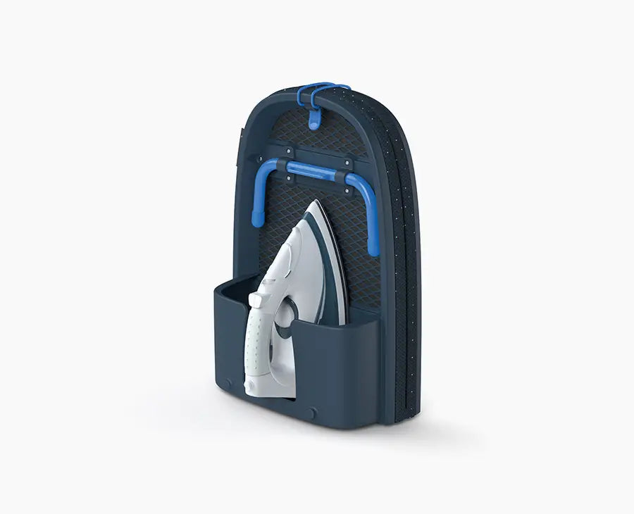 Joseph Joseph Pocket Plus 90cm Folding Blue Ironing Board With Advanced Cover