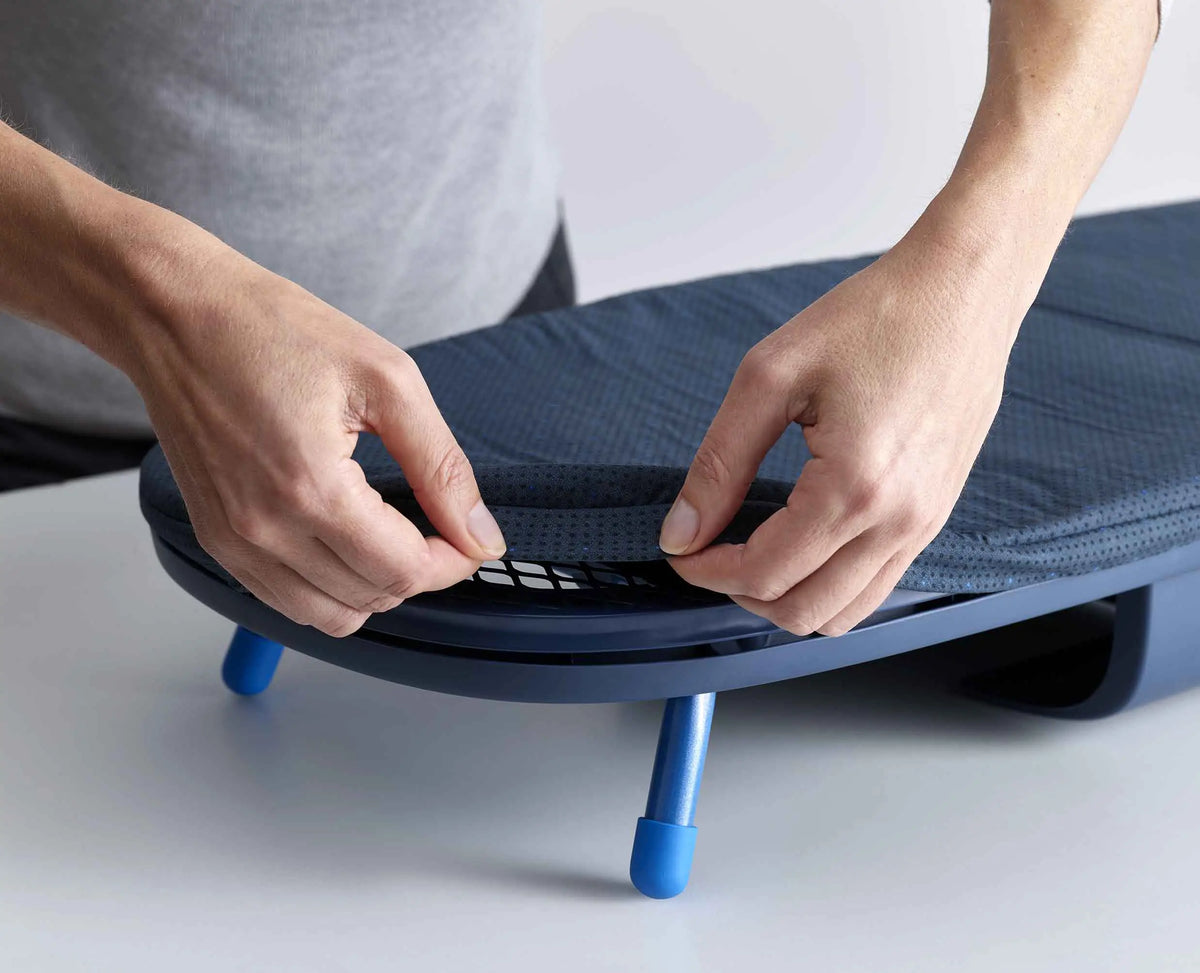 Joseph Joseph Pocket Plus 90cm Folding Blue Ironing Board With Advanced Cover