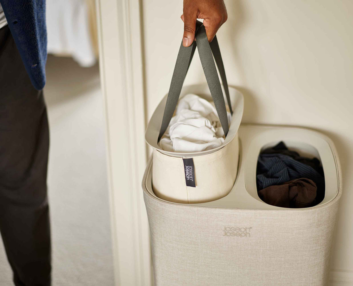 Joseph Joseph Tota 60L Ecru Laundry Separation Basket