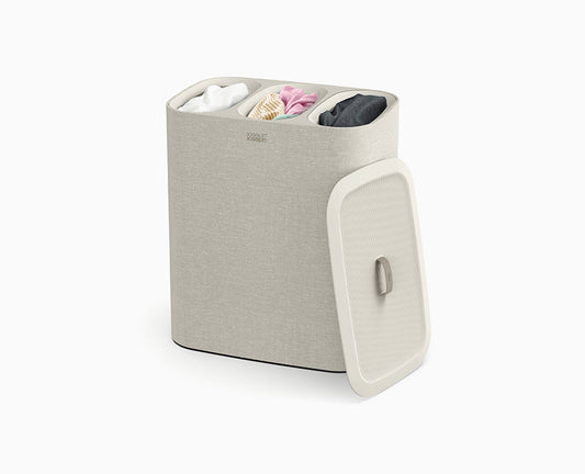 Joseph Joseph Tota Trio 90L Ecru Laundry Separation Basket