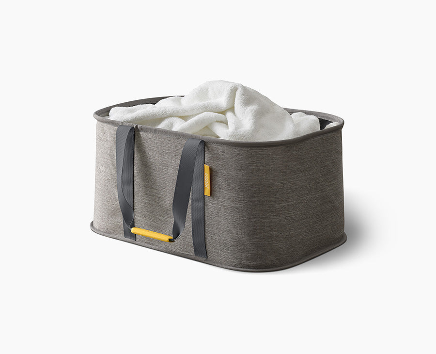 Joseph Joseph Hold-All™ Grey Collapsible 35L Laundry Basket