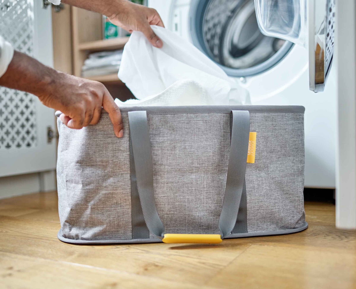 Joseph Joseph Hold-All™ Gray Collapsible 35L Laundry Basket