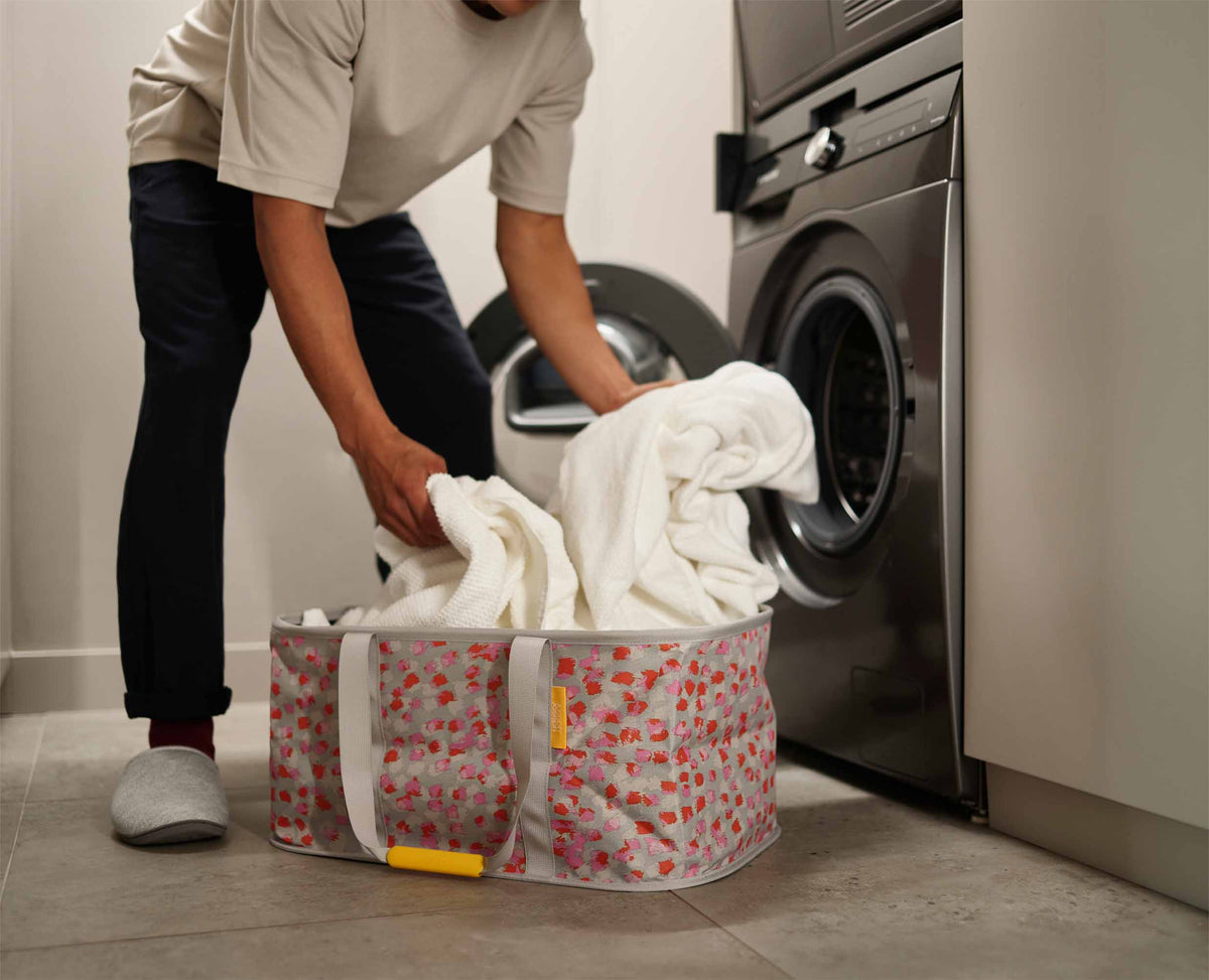 Joseph Joseph Hold-All™ Peach Collapsible 35L Laundry Basket
