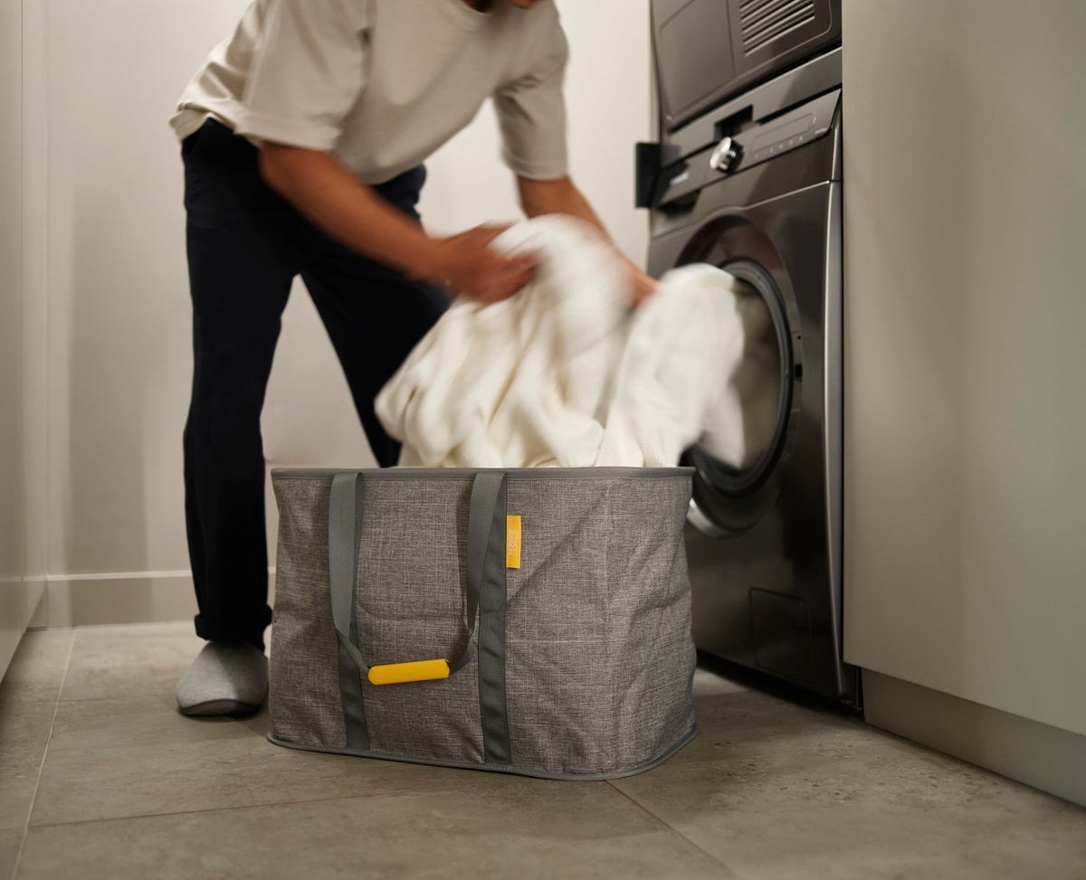 Joseph Joseph 2-piece Gray Tota Trio 90L & Hold-All™ Max 55L Laundry Basket Set