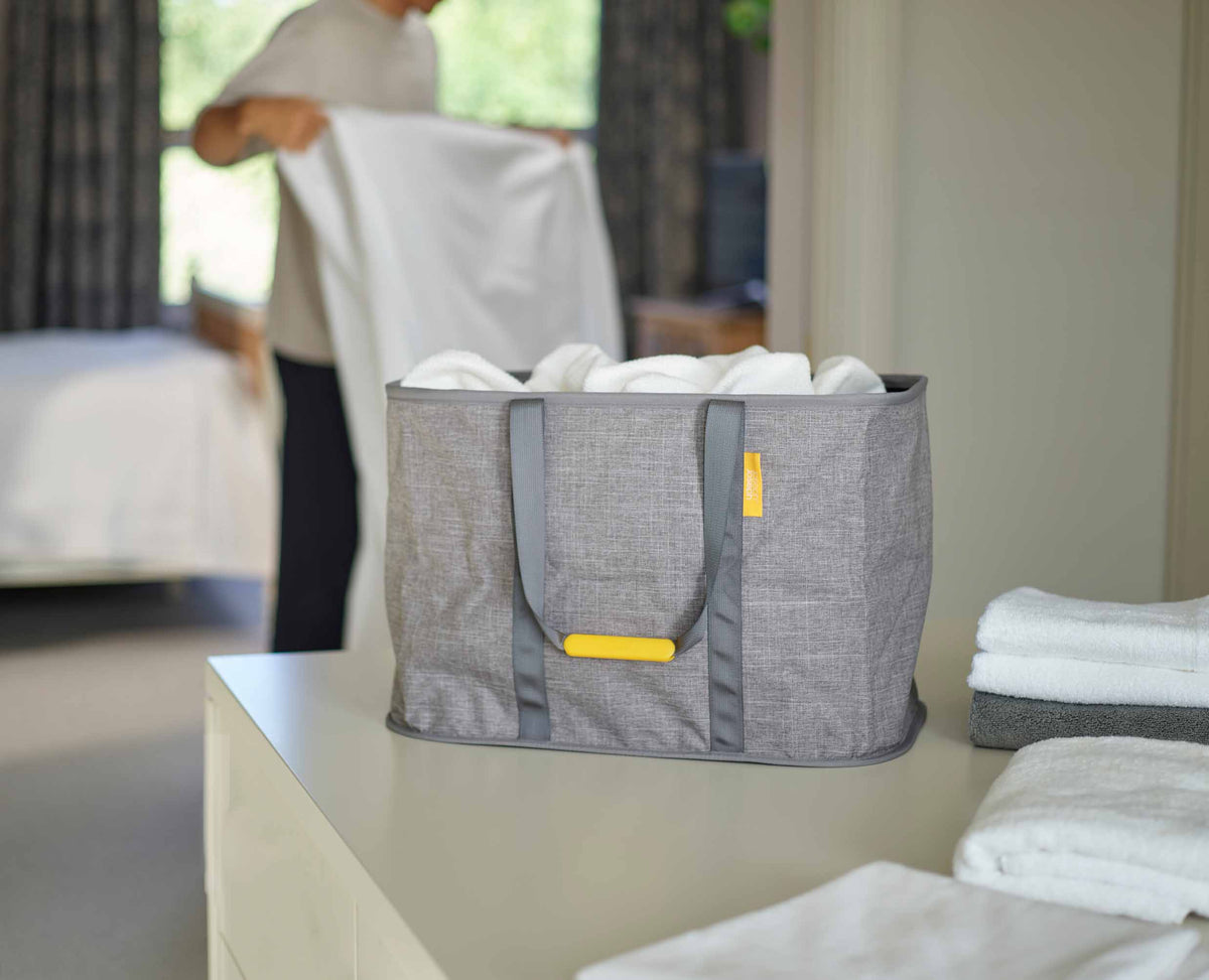 Joseph Joseph Hold-All™ Max Gray Collapsible 55L Laundry Basket