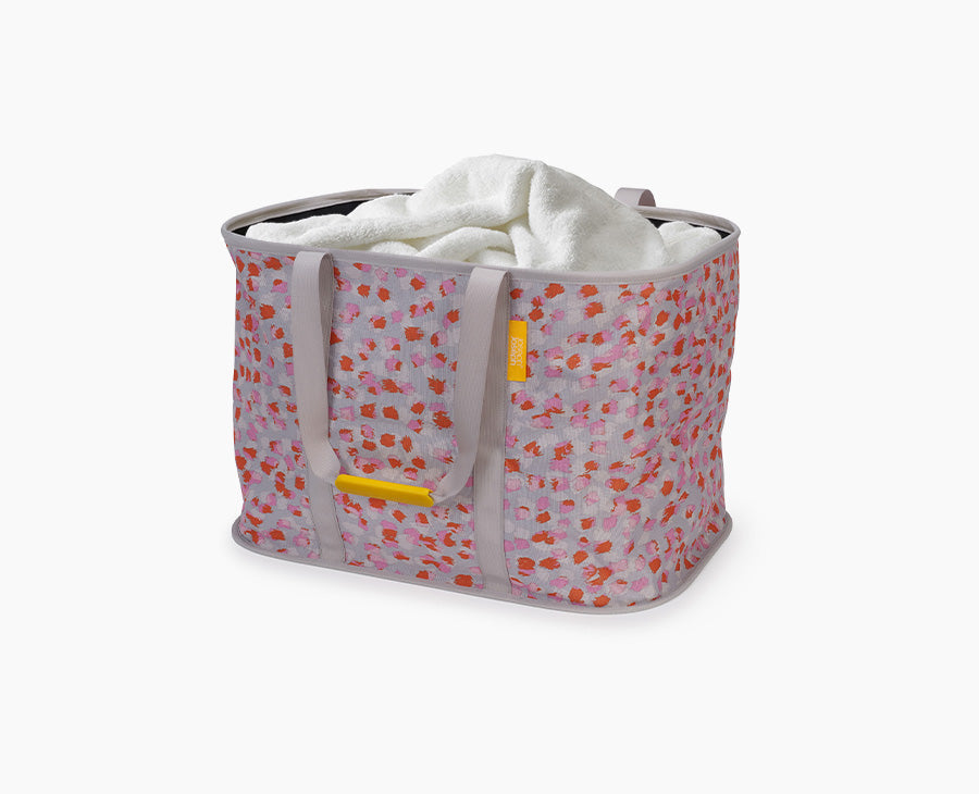 Joseph Joseph Hold-All™ Max Peach Collapsible 55L Laundry Basket