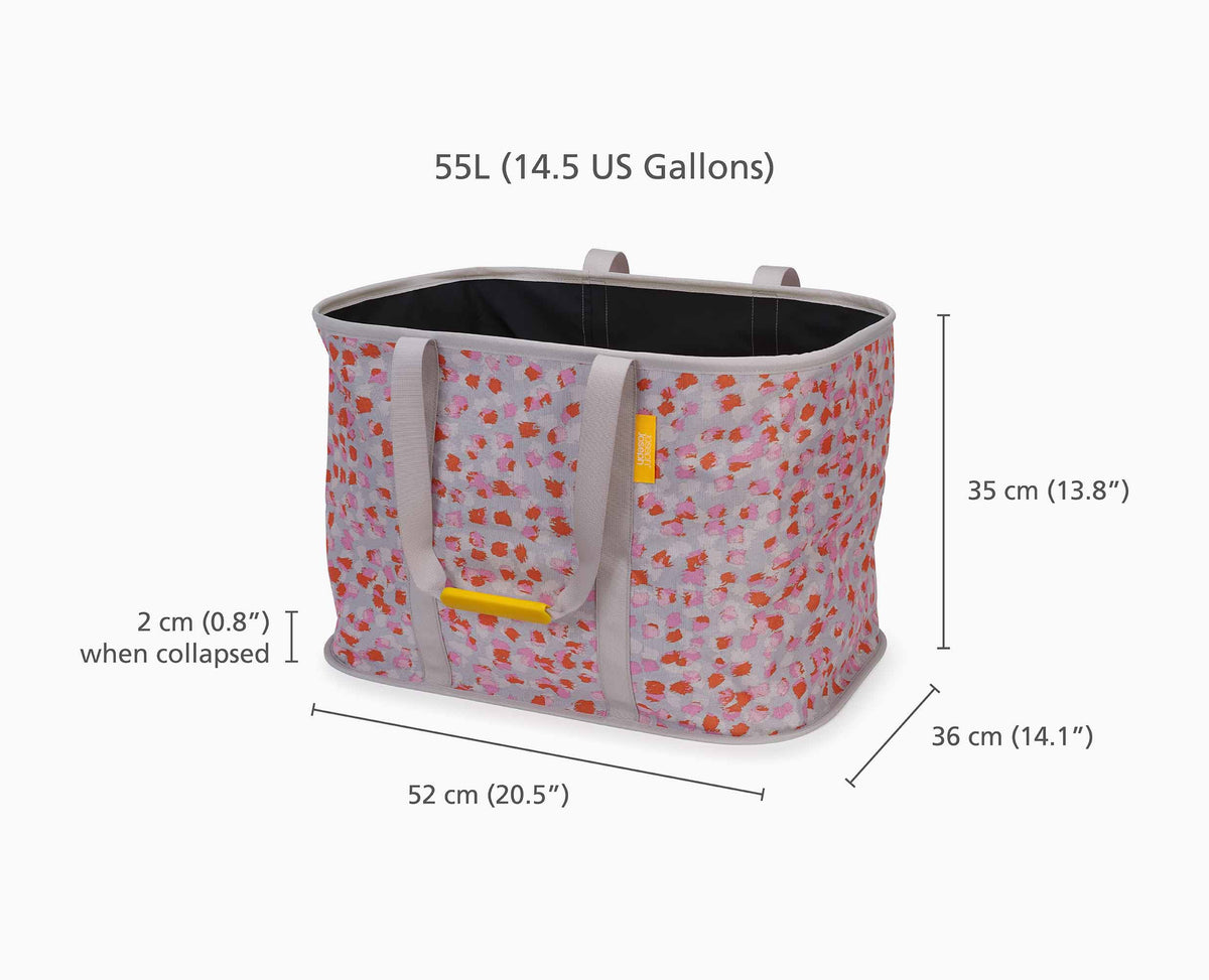 Joseph Joseph Hold-All™ Max Peach Collapsible 55L Laundry Basket
