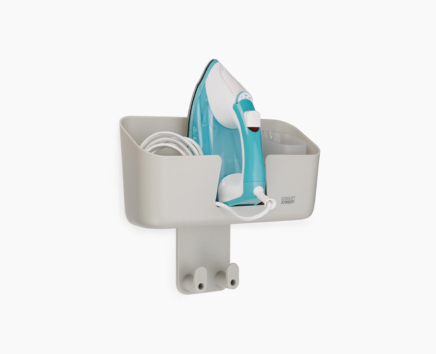 Joseph Joseph IronHub™ Wall-mounted Ecru Iron Storage Caddy