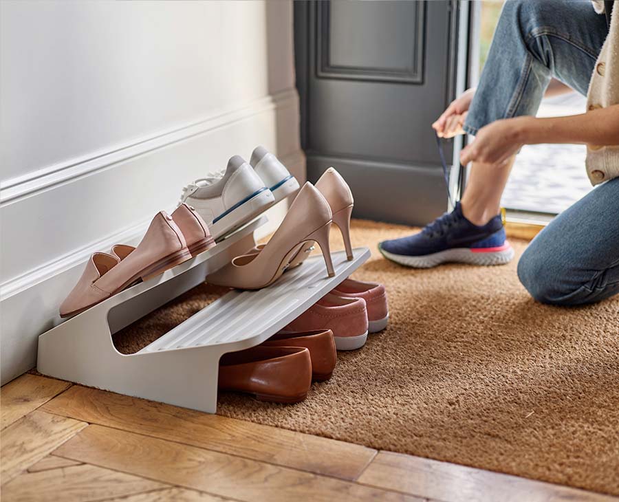Joseph Joseph Shoe-In™ Large Space-saving Ecru Shoe Rack