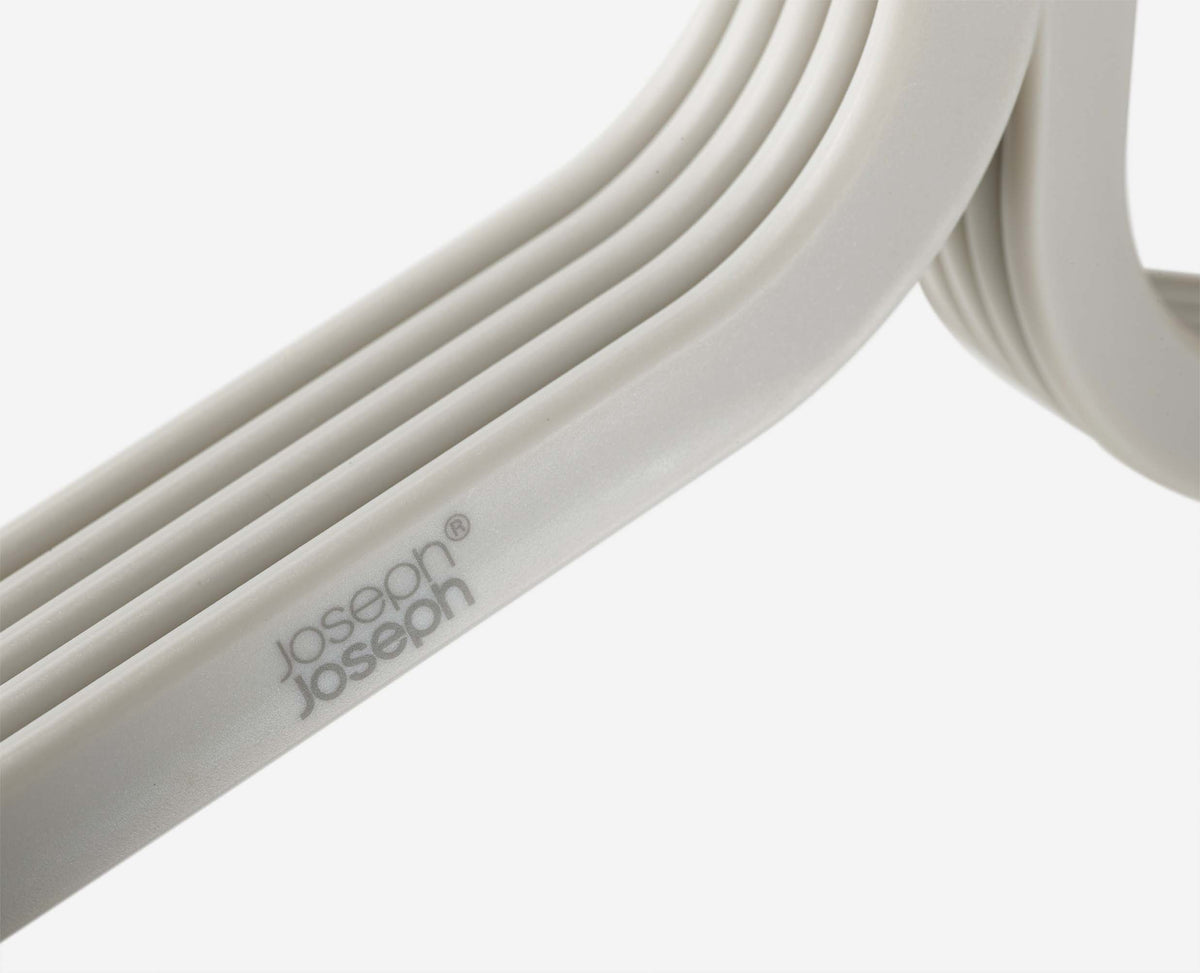 Joseph Joseph Orderly™ Set Of 5 Anti-tangle Ecru Clothes Hangers