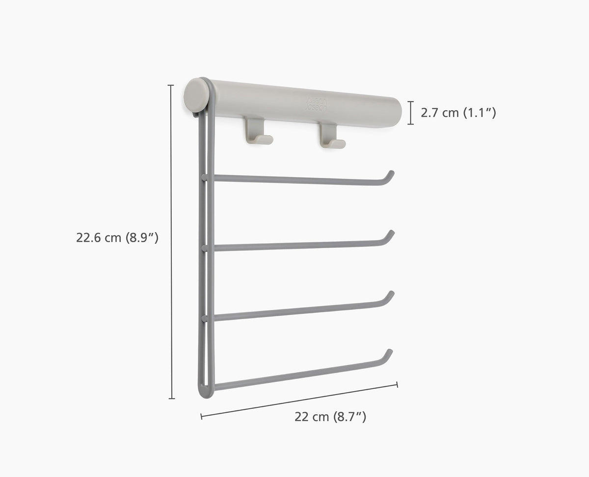 Joseph Joseph Orderly™ Ecru Belt, Tie & Scarf Hanging Rail
