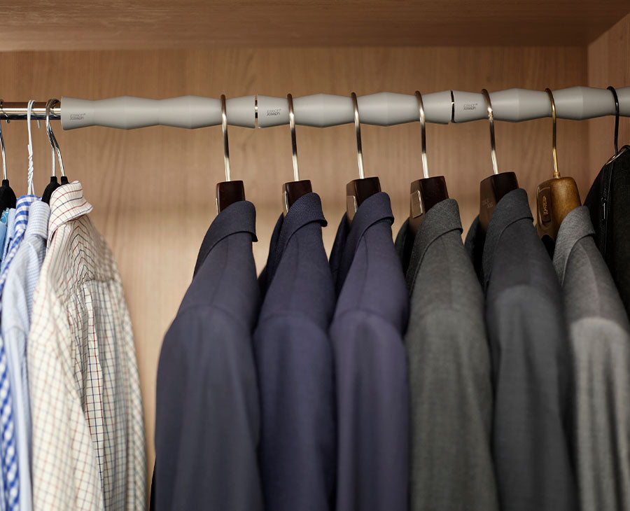 Joseph Joseph Orderly™ Set Of 2 Gray Clothes Rail Large Spacer Set