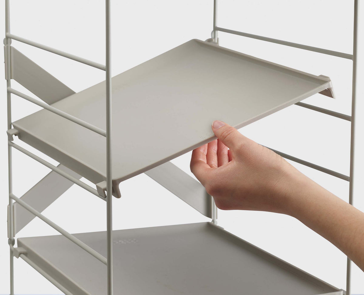 Joseph Joseph Level™ Adjustable Ecru Shoe Rack