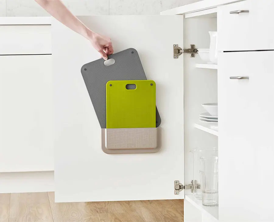 Joseph Joseph DoorStore™ Chop 2-piece Grey Chopping Board Set