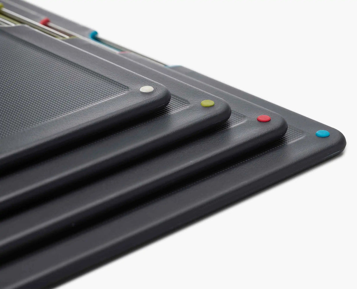 Joseph Joseph Folio™ Steel 4-piece Stainless-steel Chopping Board Set