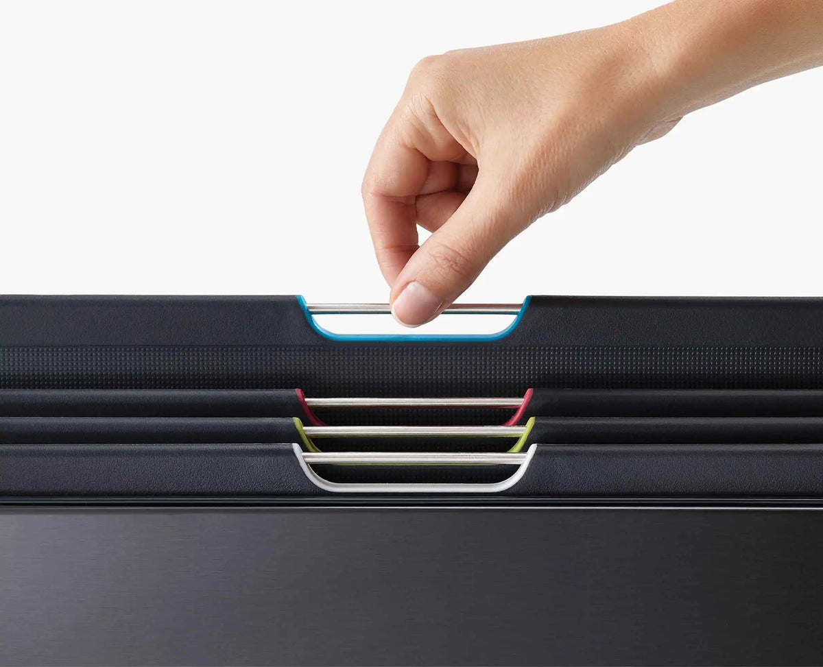 Joseph Joseph Folio™ Steel 4-piece Black Chopping Board Set