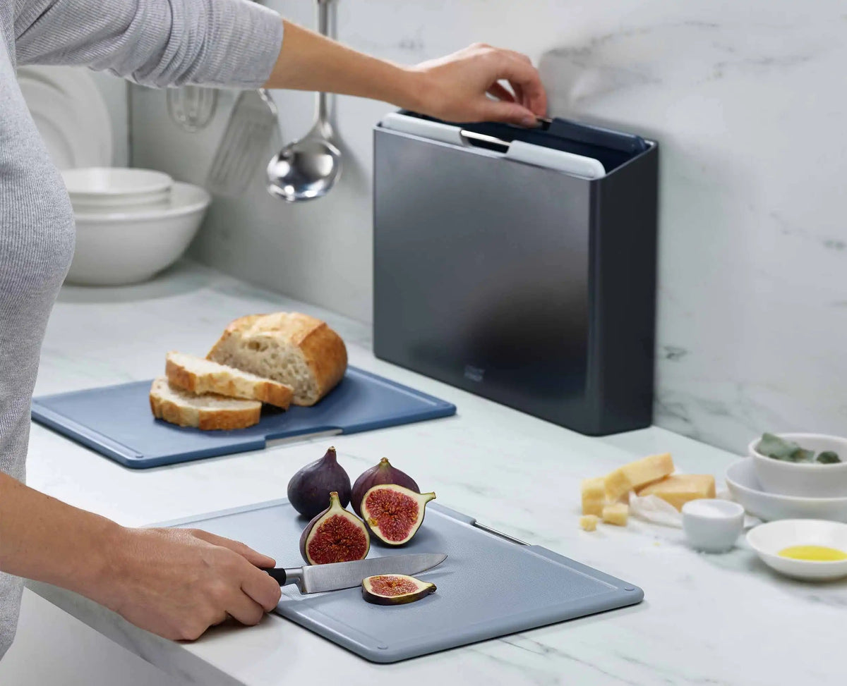 Joseph Joseph Folio™ 4-piece Grey Chopping Board Set Large