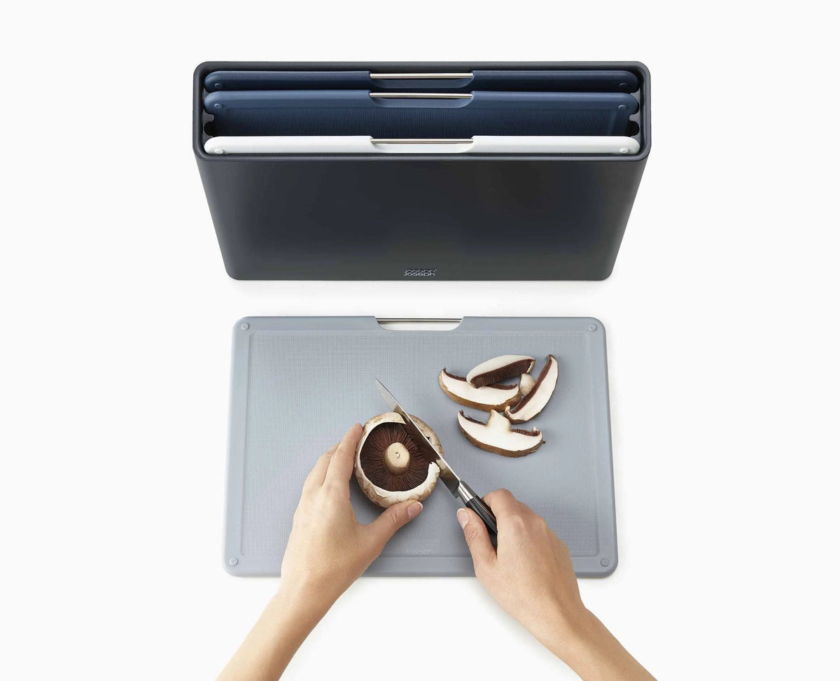 Joseph Joseph Folio™ 4-piece Grey Chopping Board Set Large