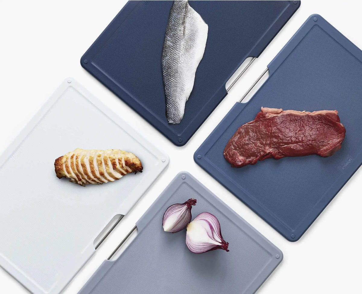 Joseph Joseph Folio™ 4-piece Grey Chopping Board Set Large