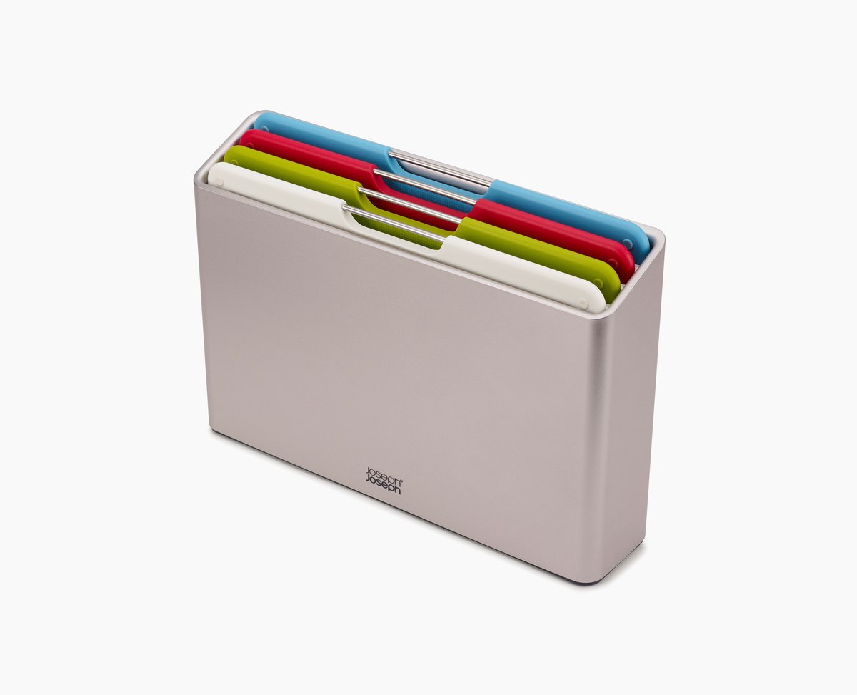 Joseph Joseph Folio™ 4-piece Silver Chopping Board Set Regular