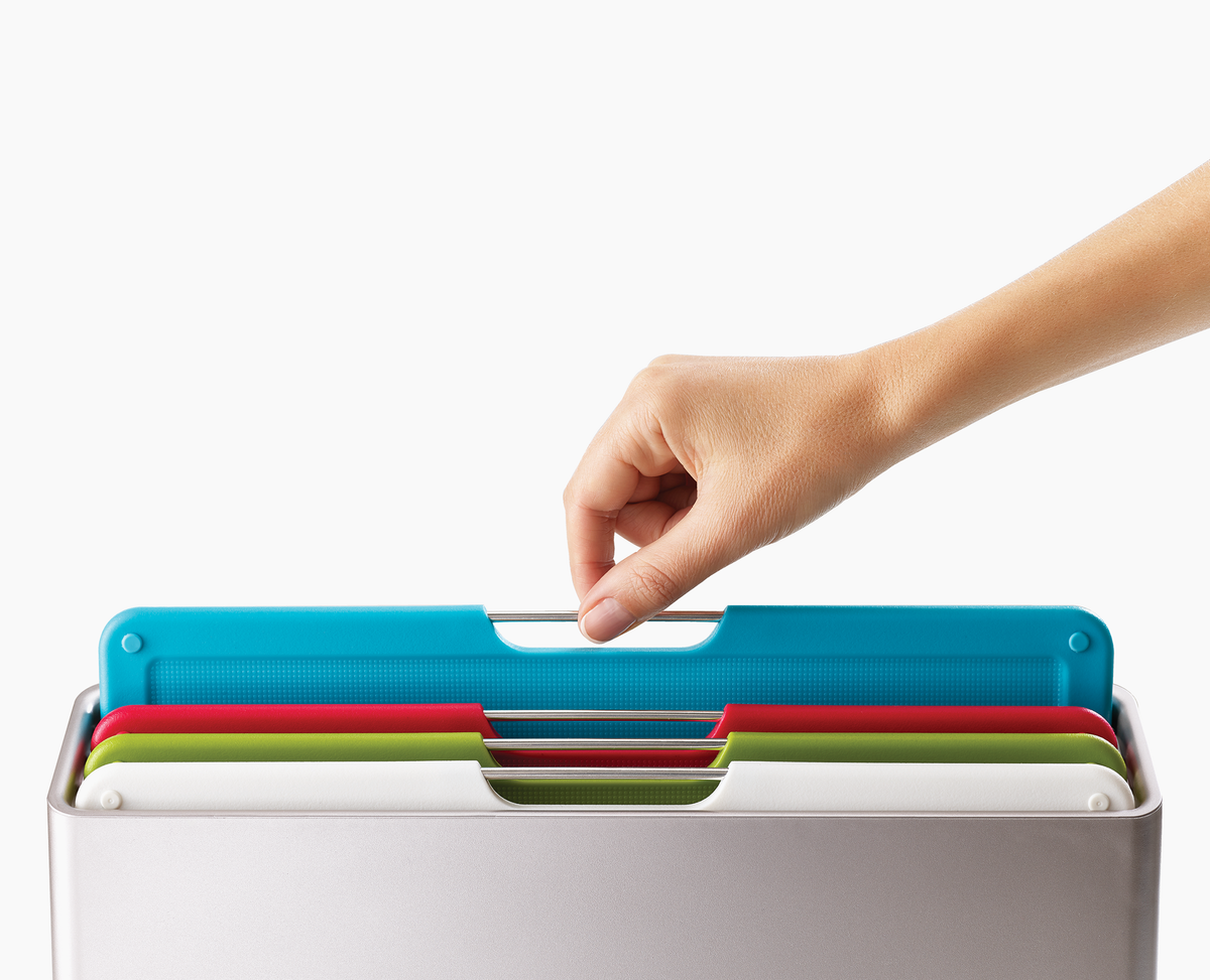 Joseph Joseph Folio™ 4-piece Silver Chopping Board Set Regular
