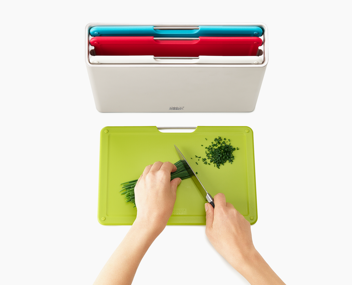 Joseph Joseph Folio™ 4-piece Silver Chopping Board Set Regular