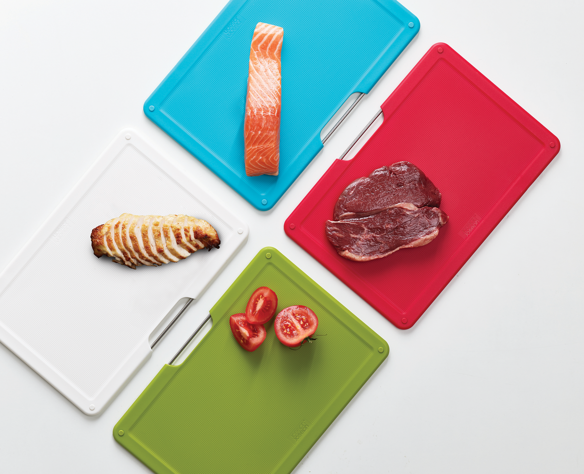 Joseph Joseph Folio™ 4-piece Silver Chopping Board Set Regular