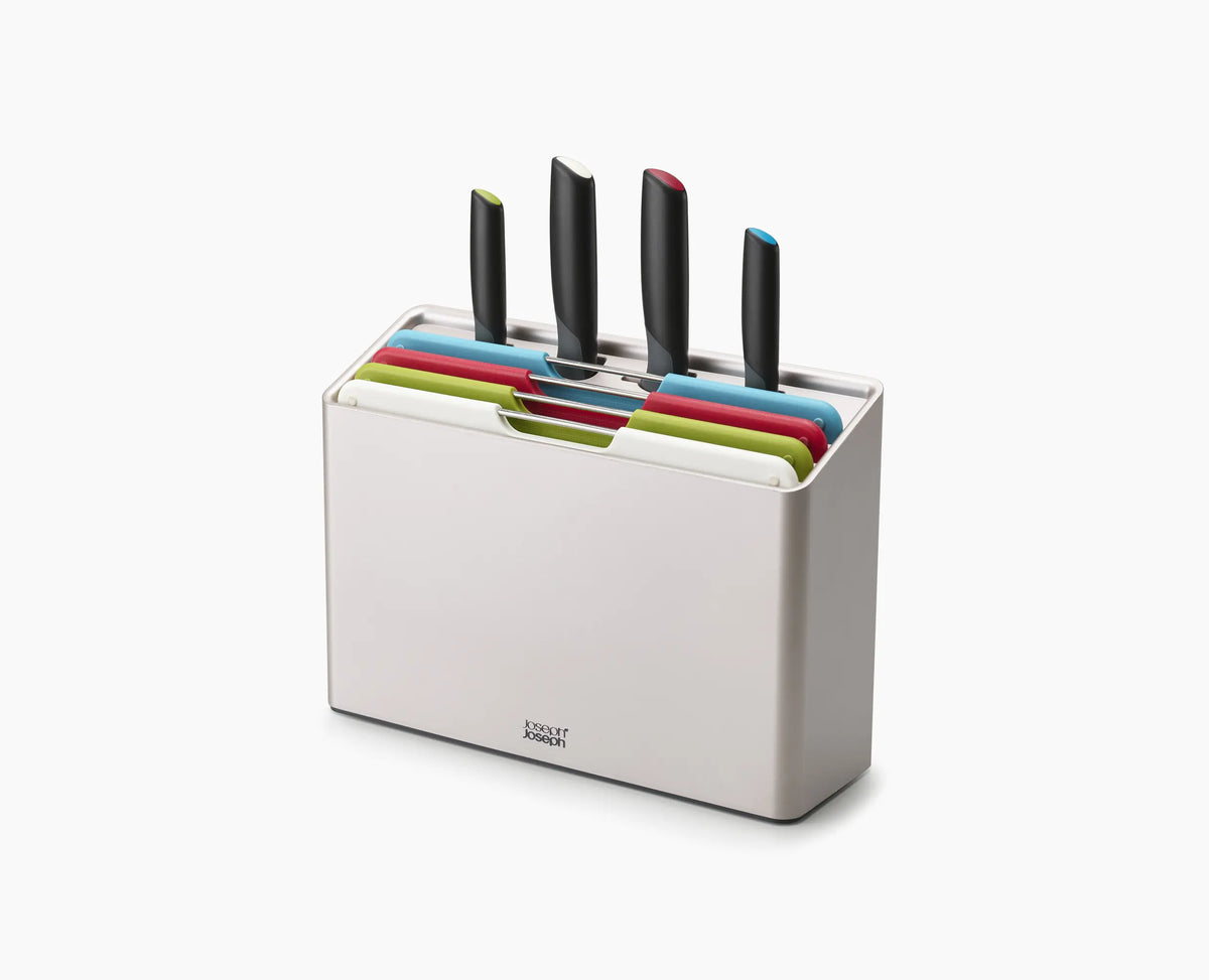 Joseph Joseph Folio™ Plus 8-piece Multicolour Knife & Chopping Board Set