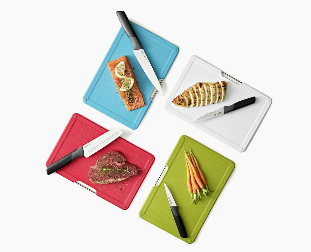 Joseph Joseph Folio™ Plus 8-piece Multicolour Knife & Chopping Board Set