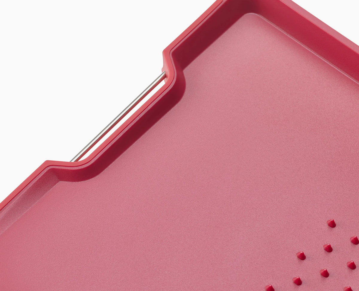 Joseph Joseph Cut&Carve™ Plus Multi-function Red Chopping Board