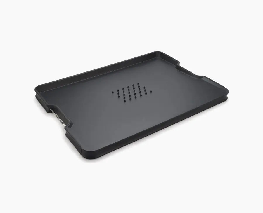 Joseph Joseph Cut&Carve™ Plus Multi-function Black Chopping Board