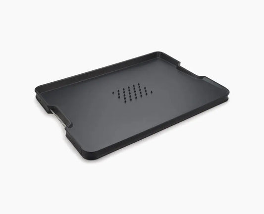 Joseph Joseph Cut&Carve™ Plus Multi-function Black Chopping Board