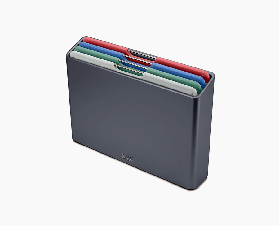 Joseph Joseph Folio™ 4-piece Coast Grey Chopping Board Set Regular