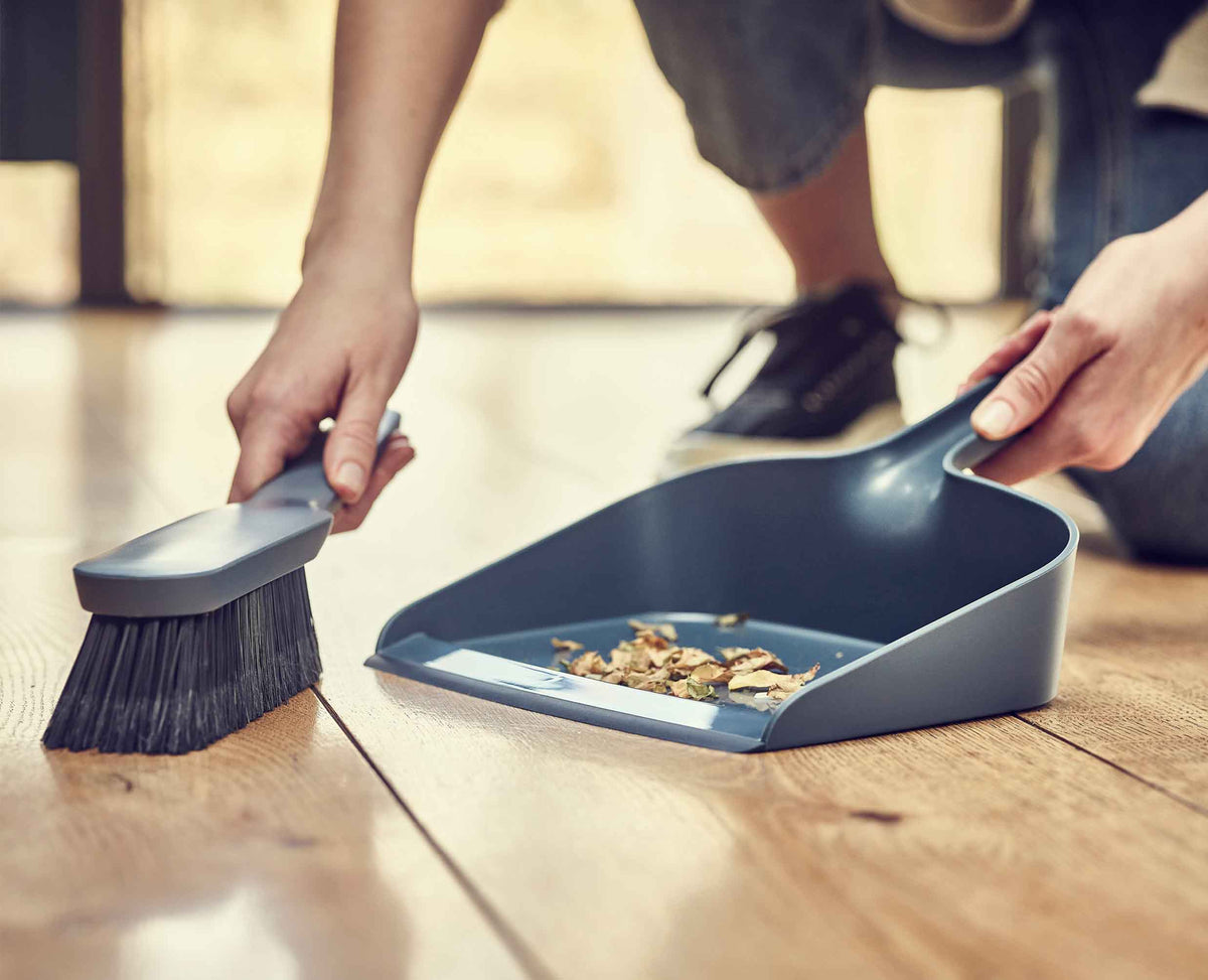Joseph Joseph CleanStore Blue Wall-mounted Dustpan & Brush
