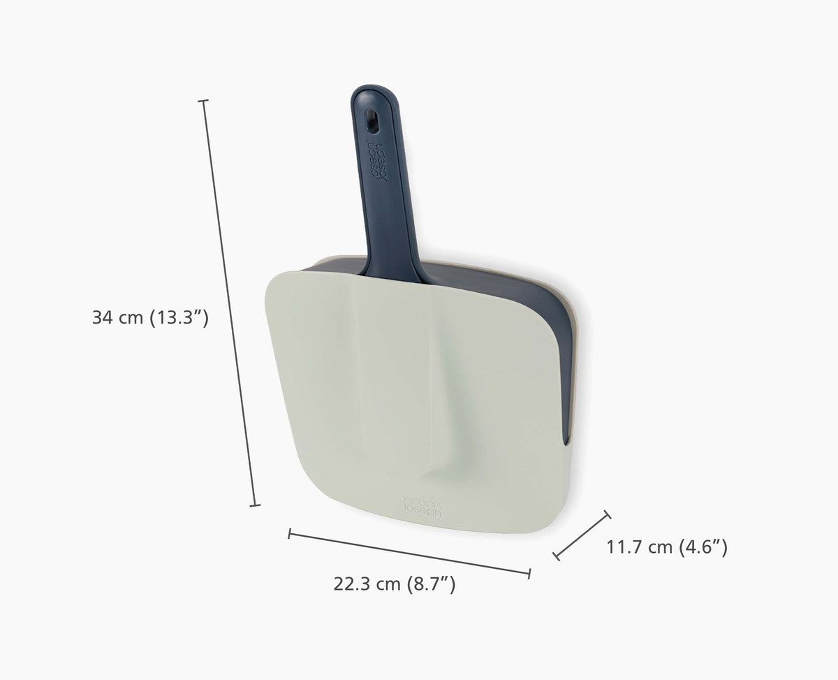 Joseph Joseph CleanStore Blue Wall-mounted Dustpan & Brush