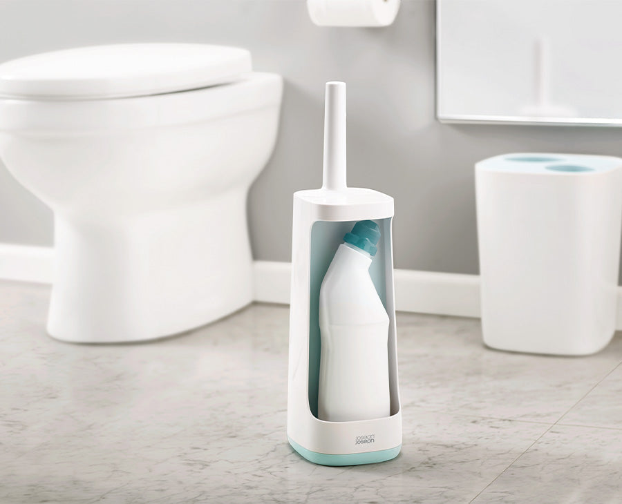 Joseph Joseph Flex™ Plus Light Blue Toilet Brush With Storage Caddy