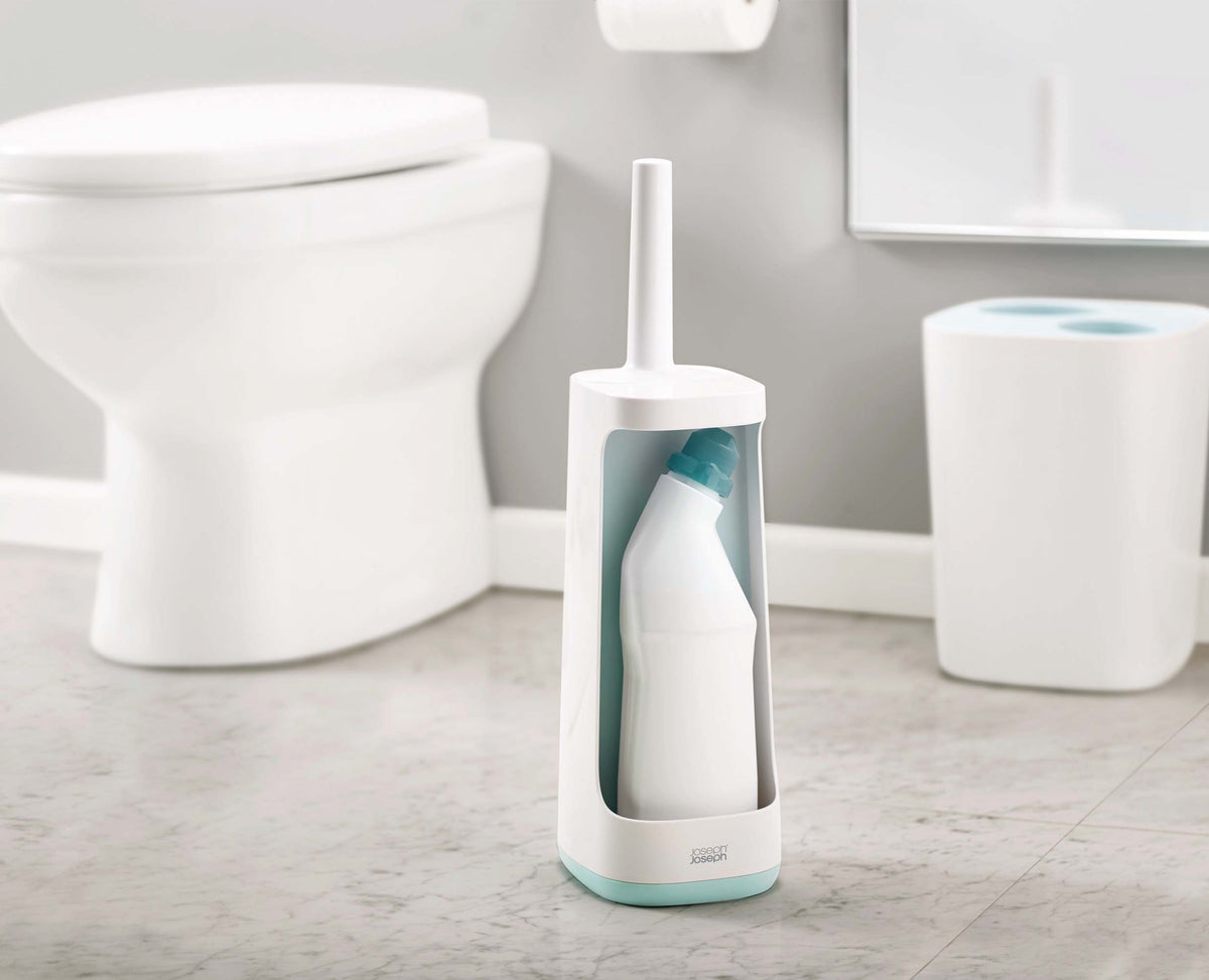 Joseph Joseph Flex™ Plus Light Blue Toilet Brush With Storage Caddy