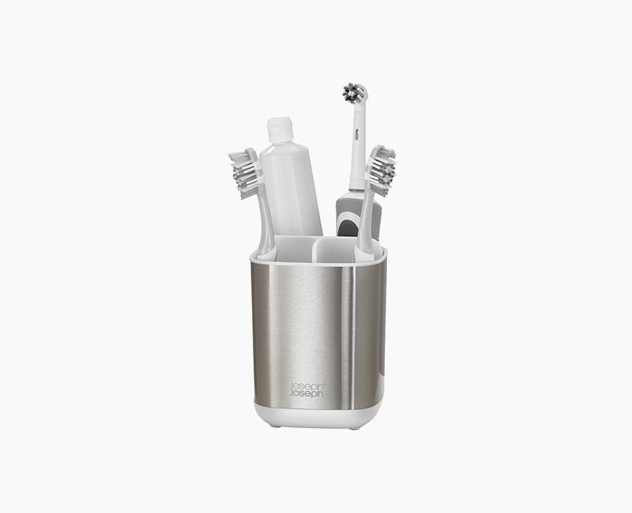 Joseph Joseph EasyStore™ Stainless-steel Toothbrush Holder