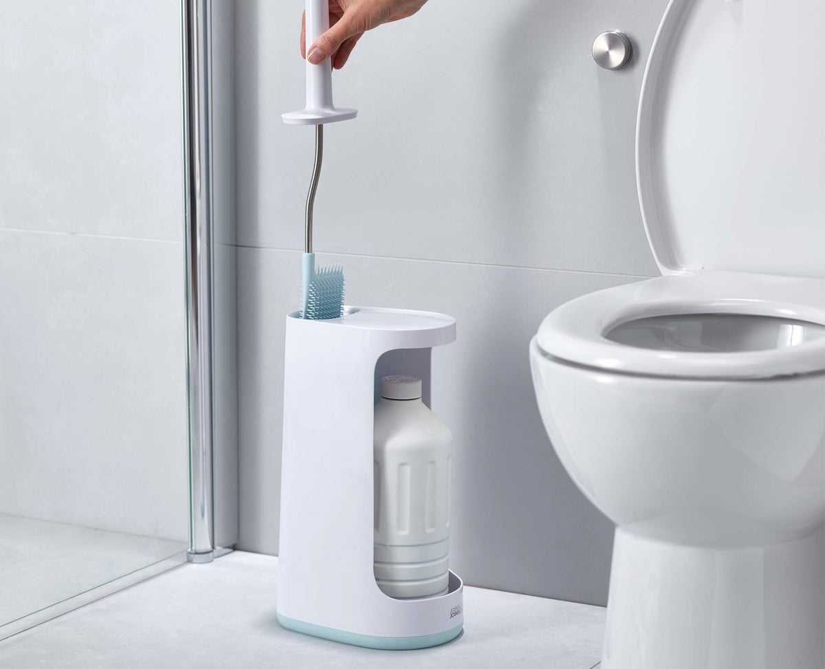 Joseph Joseph Flex™ Store Light Blue Toilet Brush With Storage Caddy