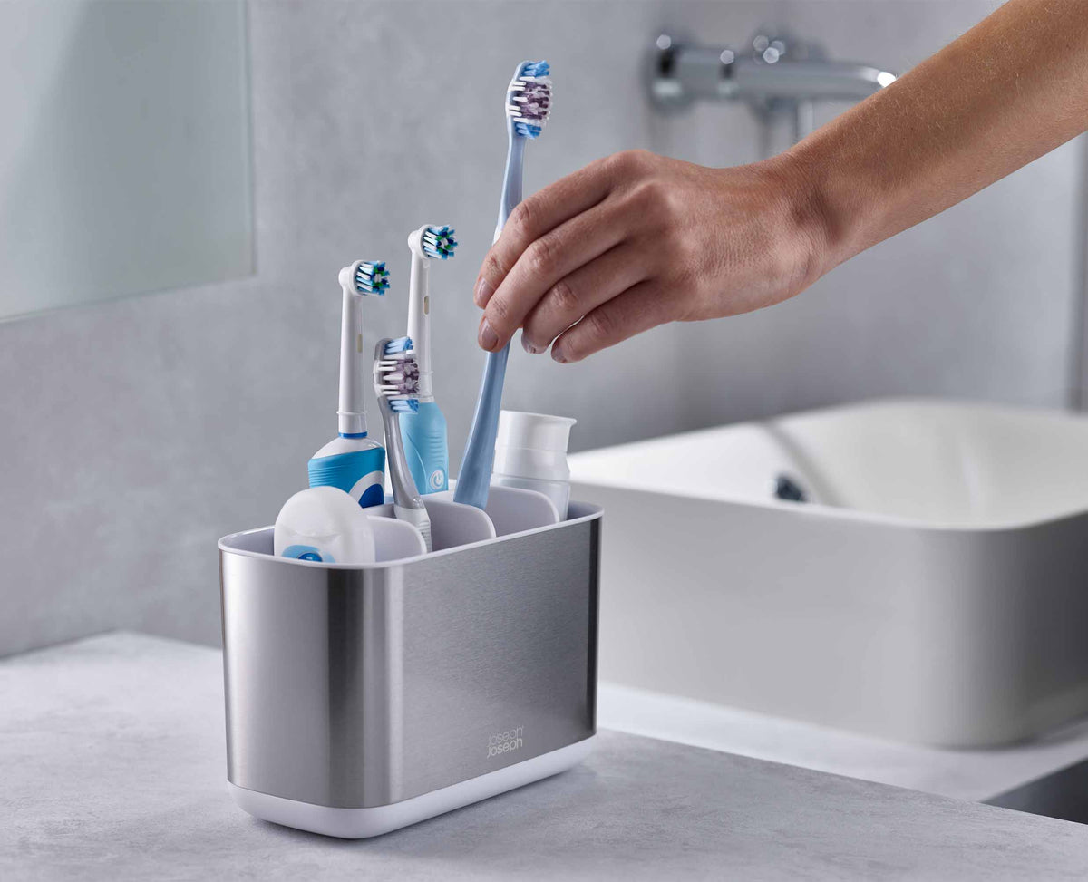 Joseph Joseph 2-piece Stainless-steel Bathroom Sink Set