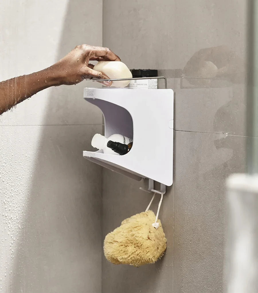 Joseph Joseph Capsule™ 2-tier White Shower Shelf