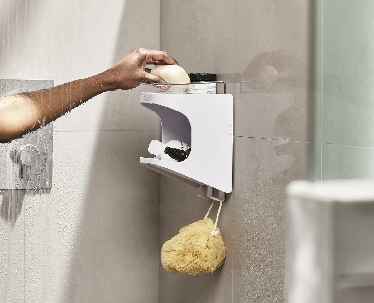 Joseph Joseph Capsule™ 2-tier White Shower Shelf