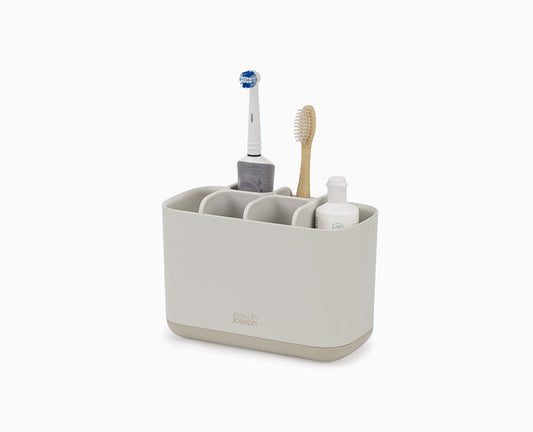 Joseph Joseph EasyStore™ Large Matt Ecru Toothbrush Holder