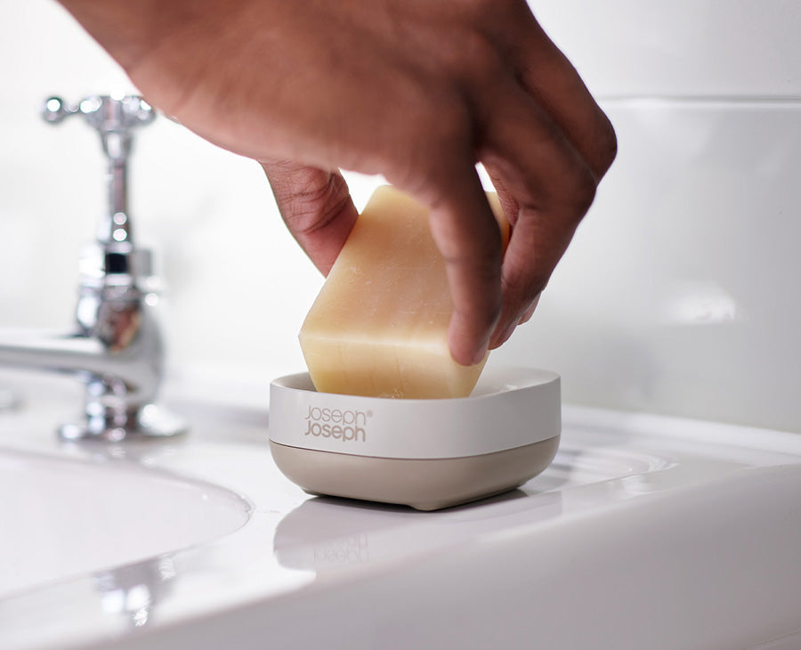 Joseph Joseph Slim™ Compact Matt Ecru Soap Dish